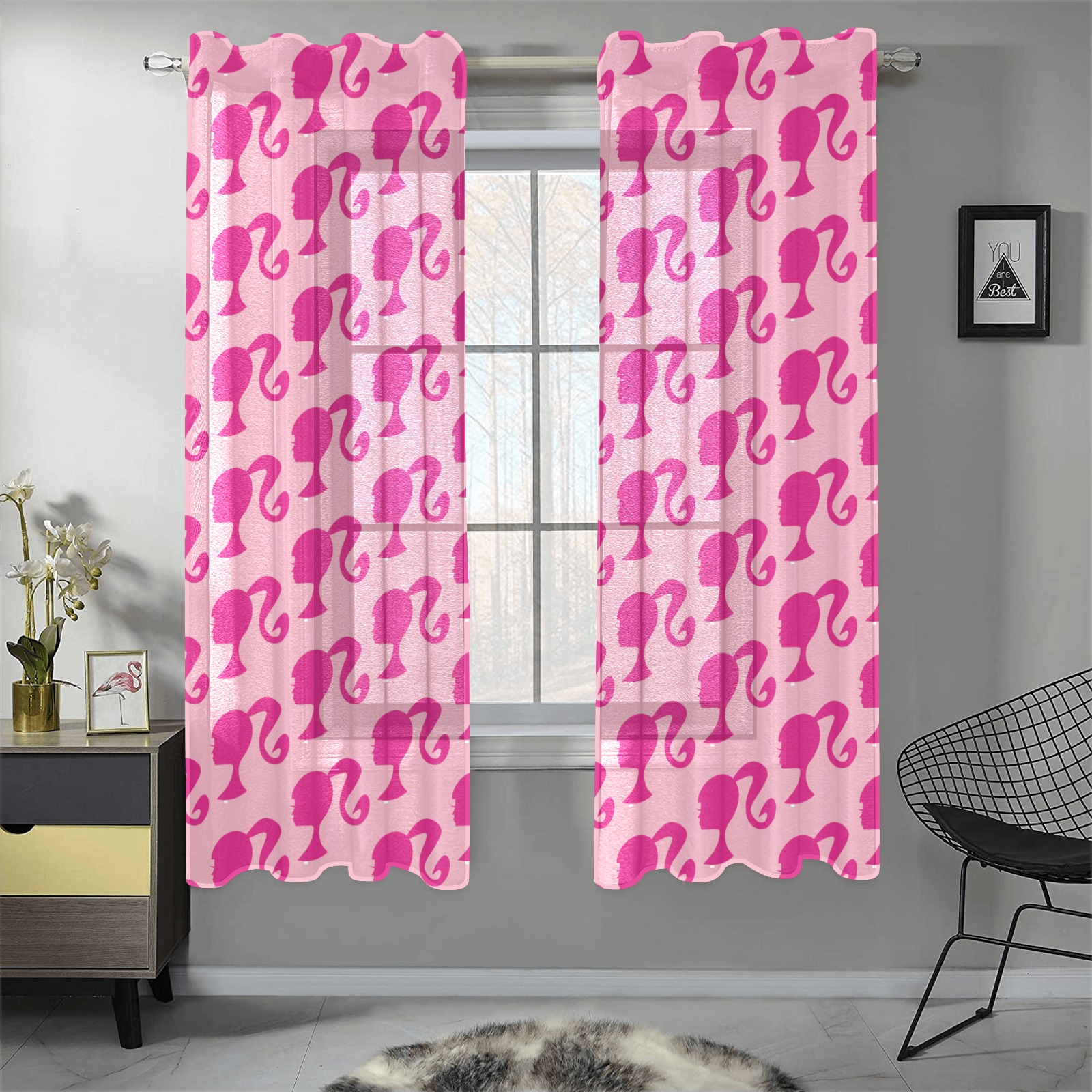 pngegg (87) Gauze Curtain 28"x63" (Two-Piece)