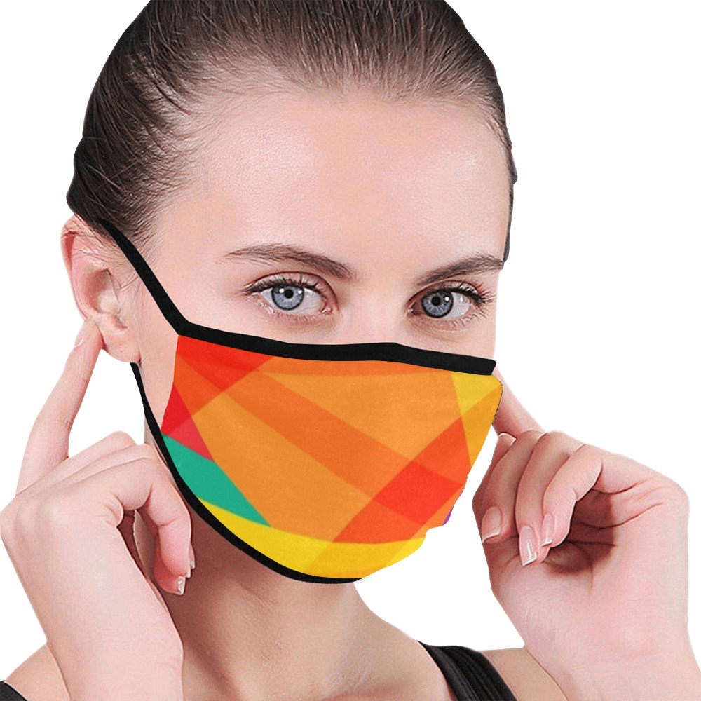 Color block Mouth Mask