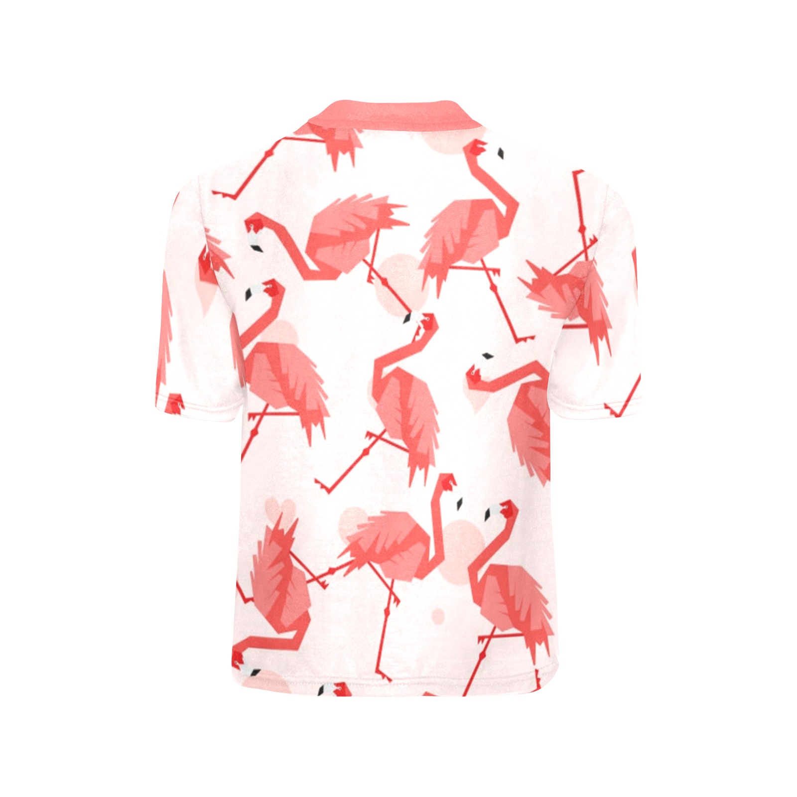 Flamingos Little Girls' All Over Print Crew Neck T-Shirt (Model T40-2)
