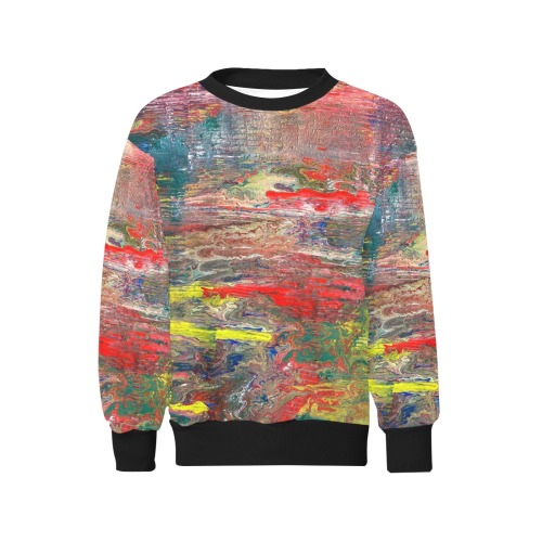 down by the Lake Kids' All Over Print Sweatshirt (Model H37)