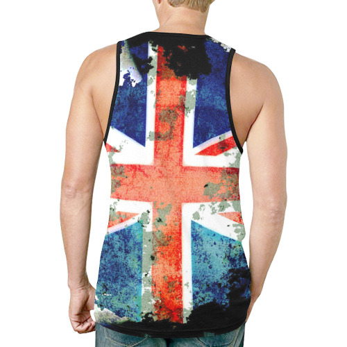Extreme Grunge Union Jack Flag New All Over Print Tank Top for Men (Model T46)