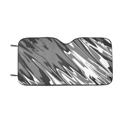 Spray Paint Dark Neutrals Car Sun Shade 55"x30"