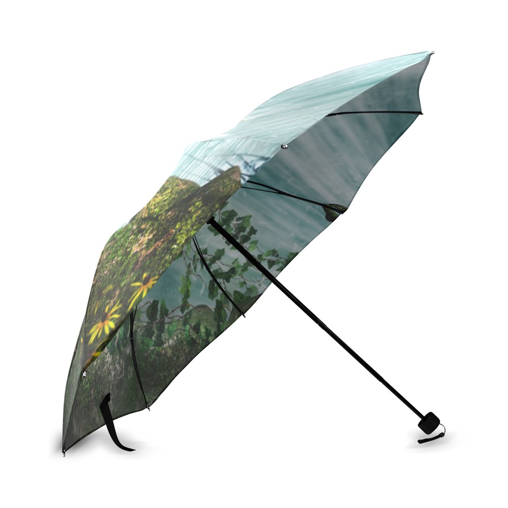 Ô Mermaid Grotto Foldable Umbrella (Model U01)