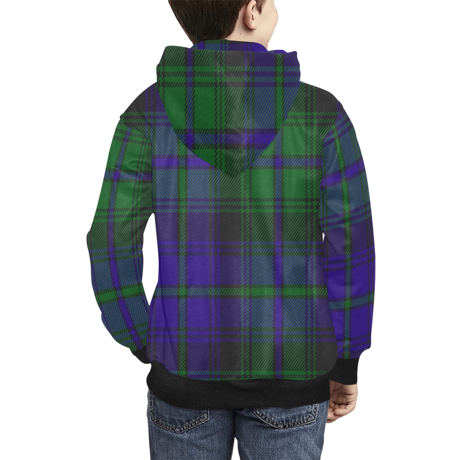 5TH. ROYAL SCOTS OF CANADA TARTAN Kids' All Over Print Hoodie (Model H38)