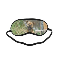 A Smiling Dog Sleeping Mask