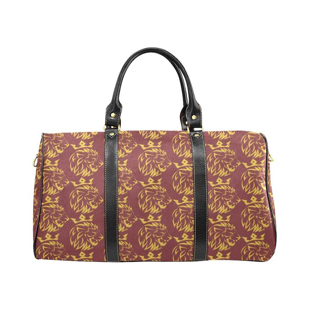 Freeman Empire Leather Duffle (Burgundy) New Waterproof Travel Bag/Small (Model 1639)