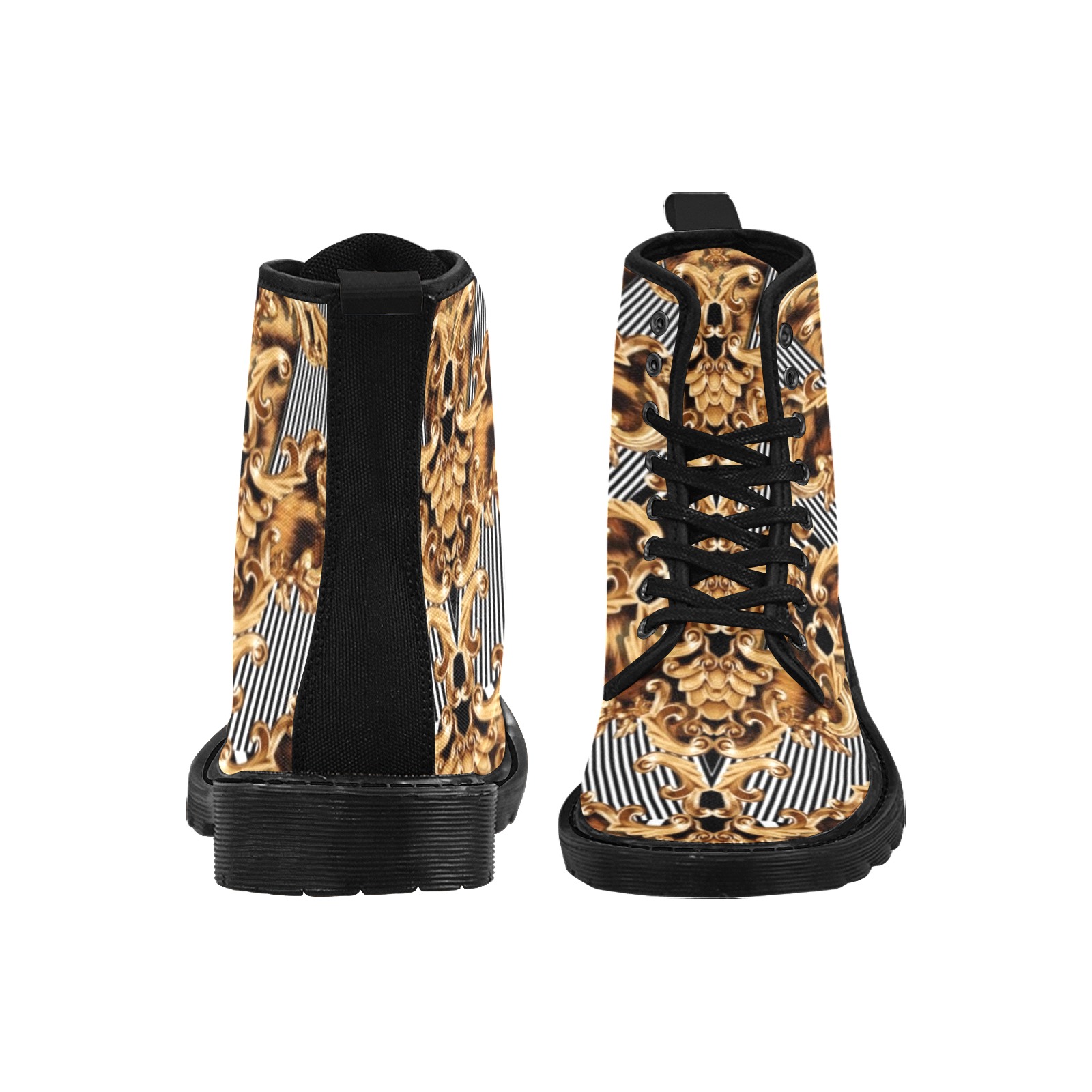 Va Lore Couture Martin Boots for Women (Black) (Model 1203H)