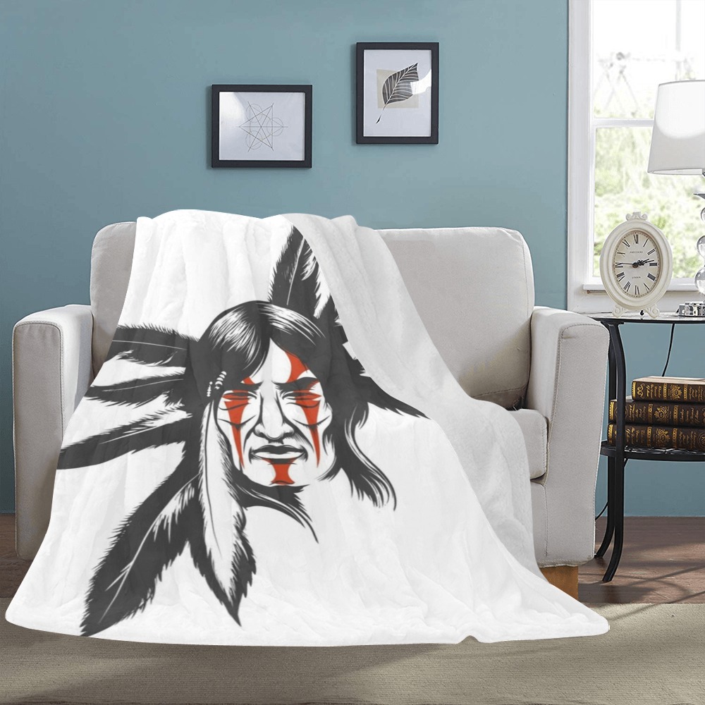 Native Warrior Ultra-Soft Micro Fleece Blanket 60"x80"