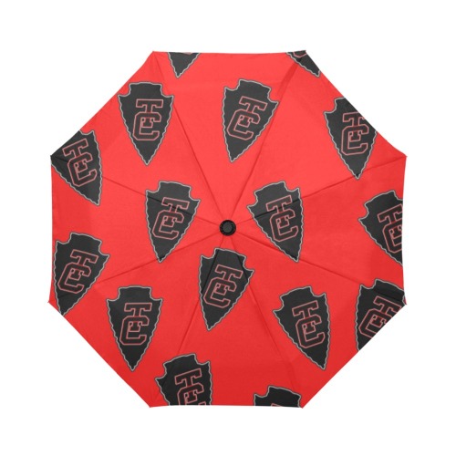 Rain TC Red Auto-Foldable Umbrella (Model U04)