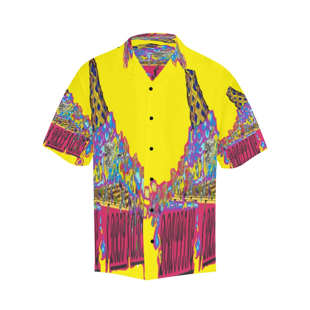 D.D.A.LOGO.YELL. Hawaiian Shirt (Model T58)