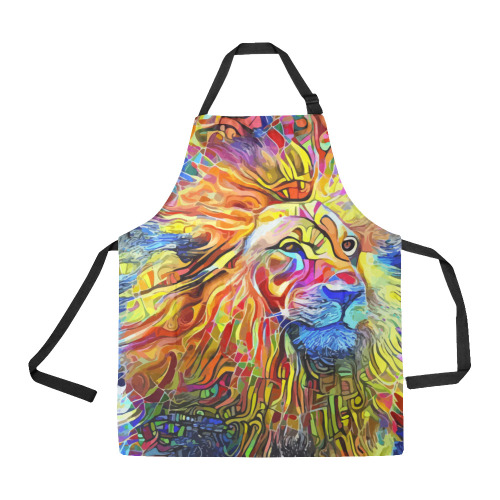 Bold as a Lion All Over Print Apron