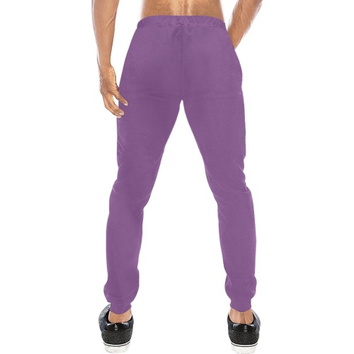 Celebrate Purple Men's All Over Print Sweatpants (Model L11)