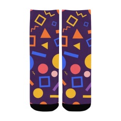 Geomeetric Shapes Kids' Custom Socks