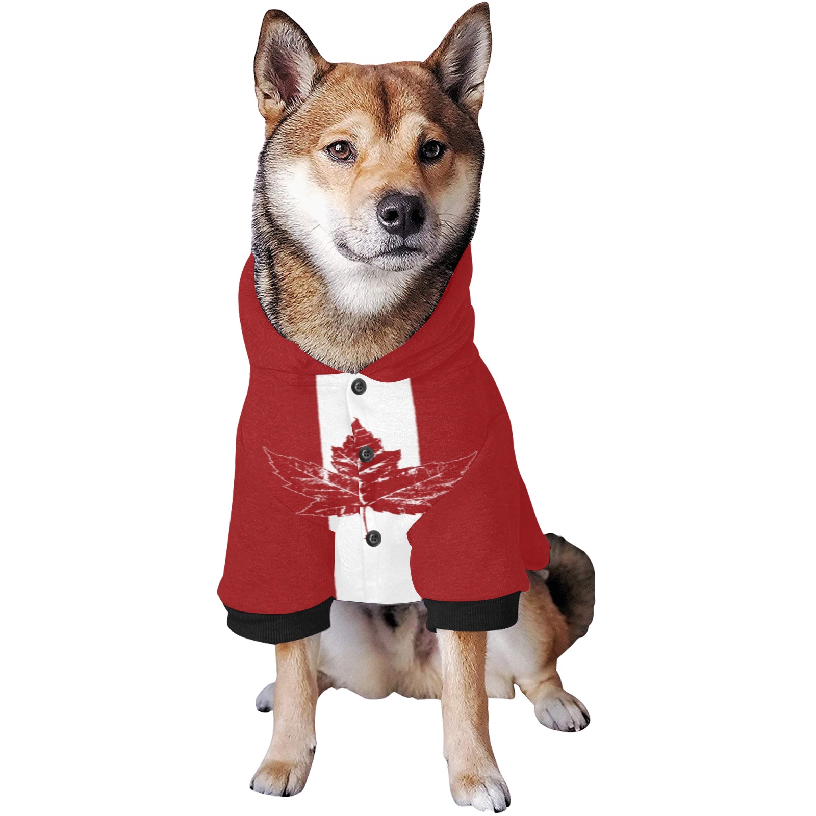 Cool Canada Flag Dog Jackets Pet Dog Hoodie