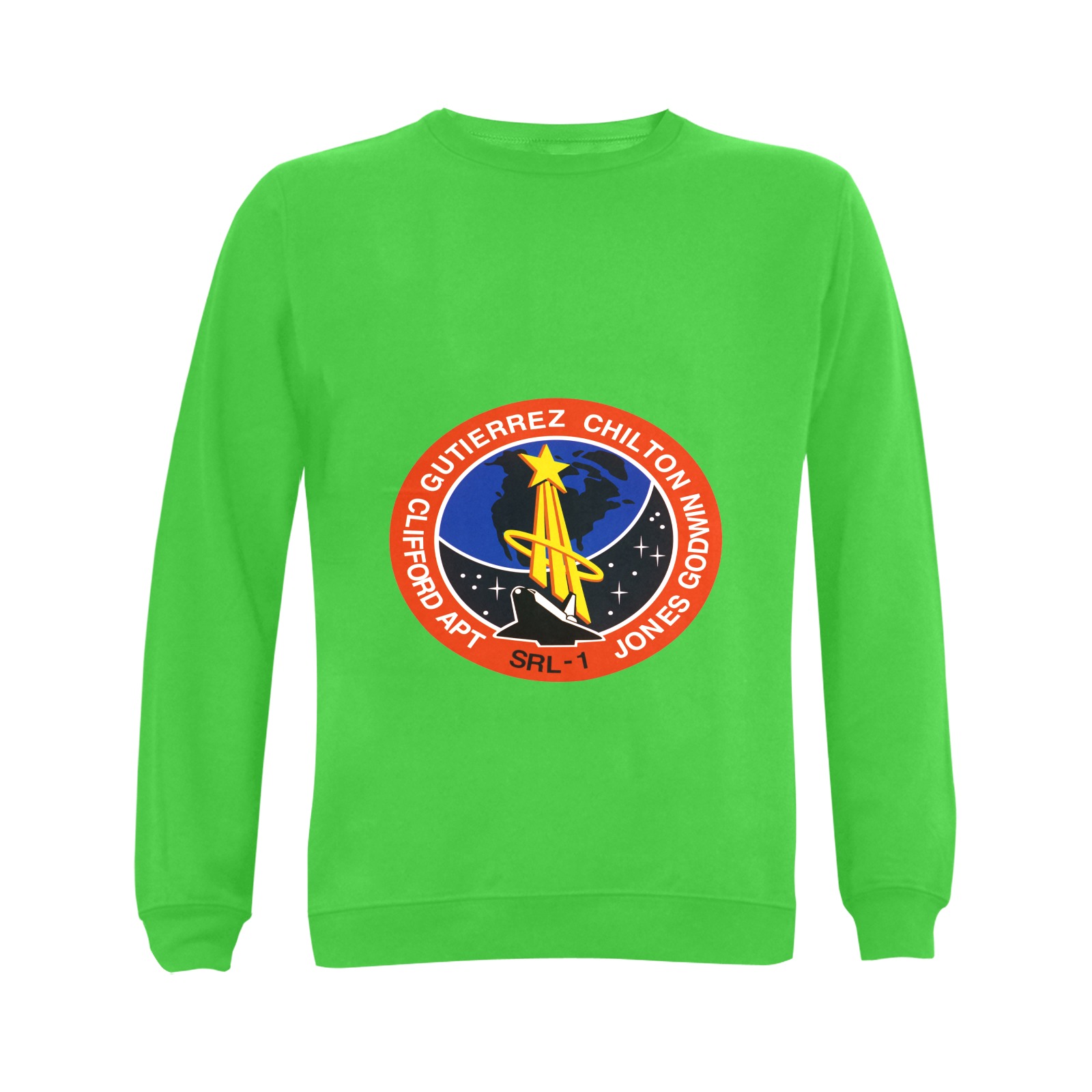 STS-59 PATCH Gildan Crewneck Sweatshirt(NEW) (Model H01)