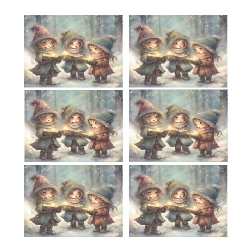 Christmas Carolers Placemat 14’’ x 19’’ (Set of 6)