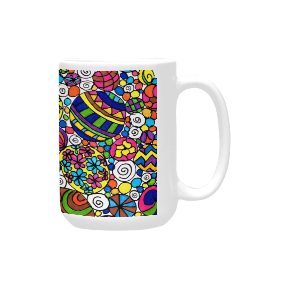Cosmic Explosion Custom Ceramic Mug (15OZ)