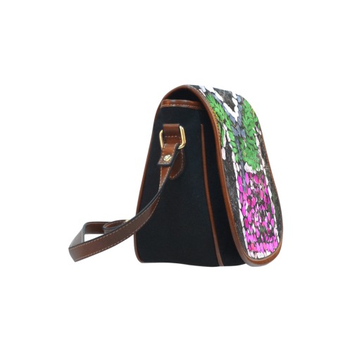 The Dress Saddle Bag/Small (Model 1649)(Flap Customization)