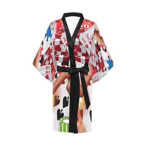 POKER NIGHT TOO Kimono Robe