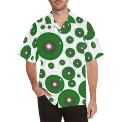 CogII2 dk grn Hawaiian Shirt with Merged Design (Model T58)