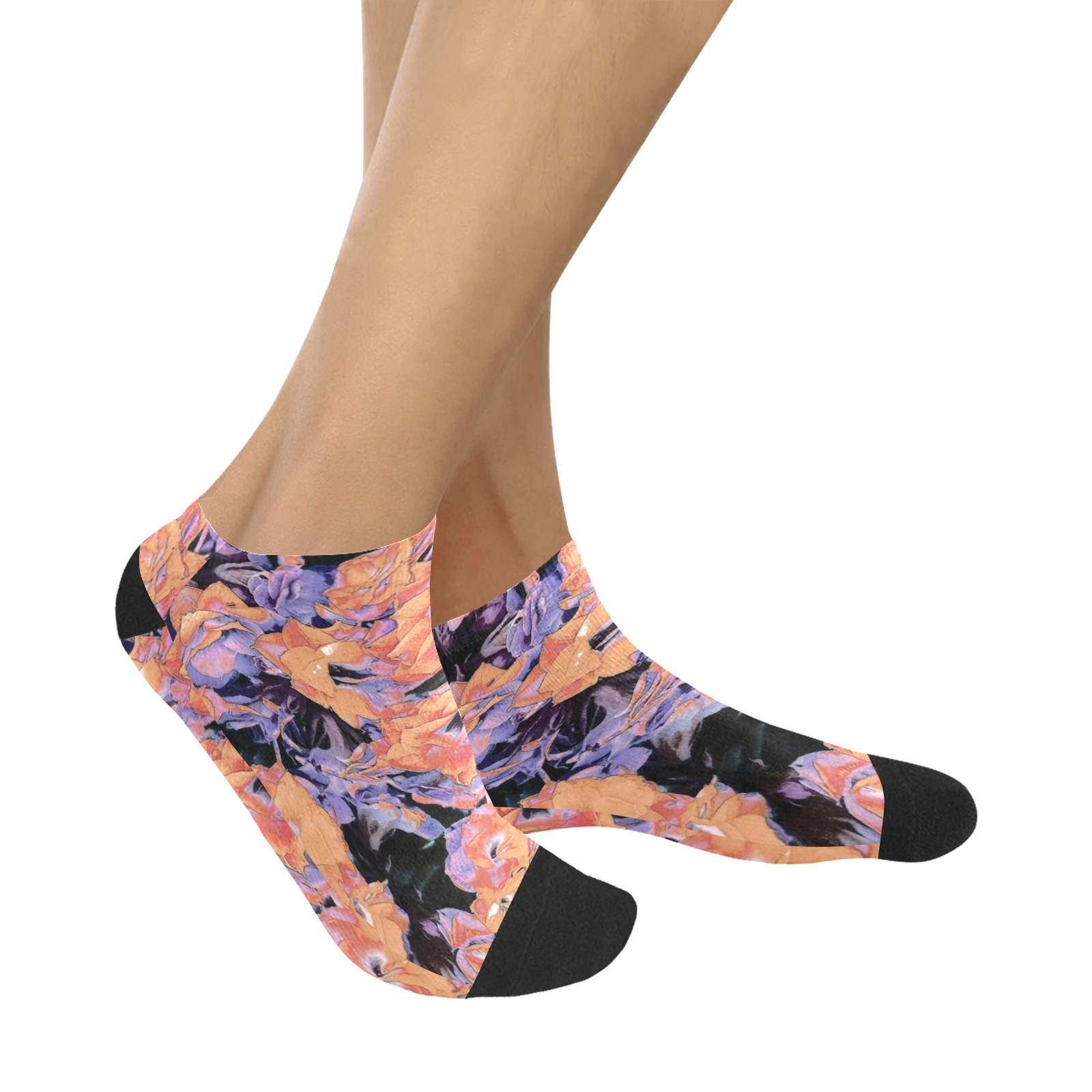 Orange Kalanchoe Plant Women's Ankle Socks