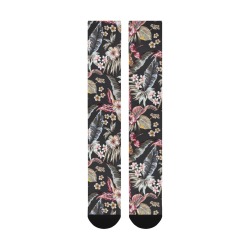 Dark retro jungle 94L Over-The-Calf Socks