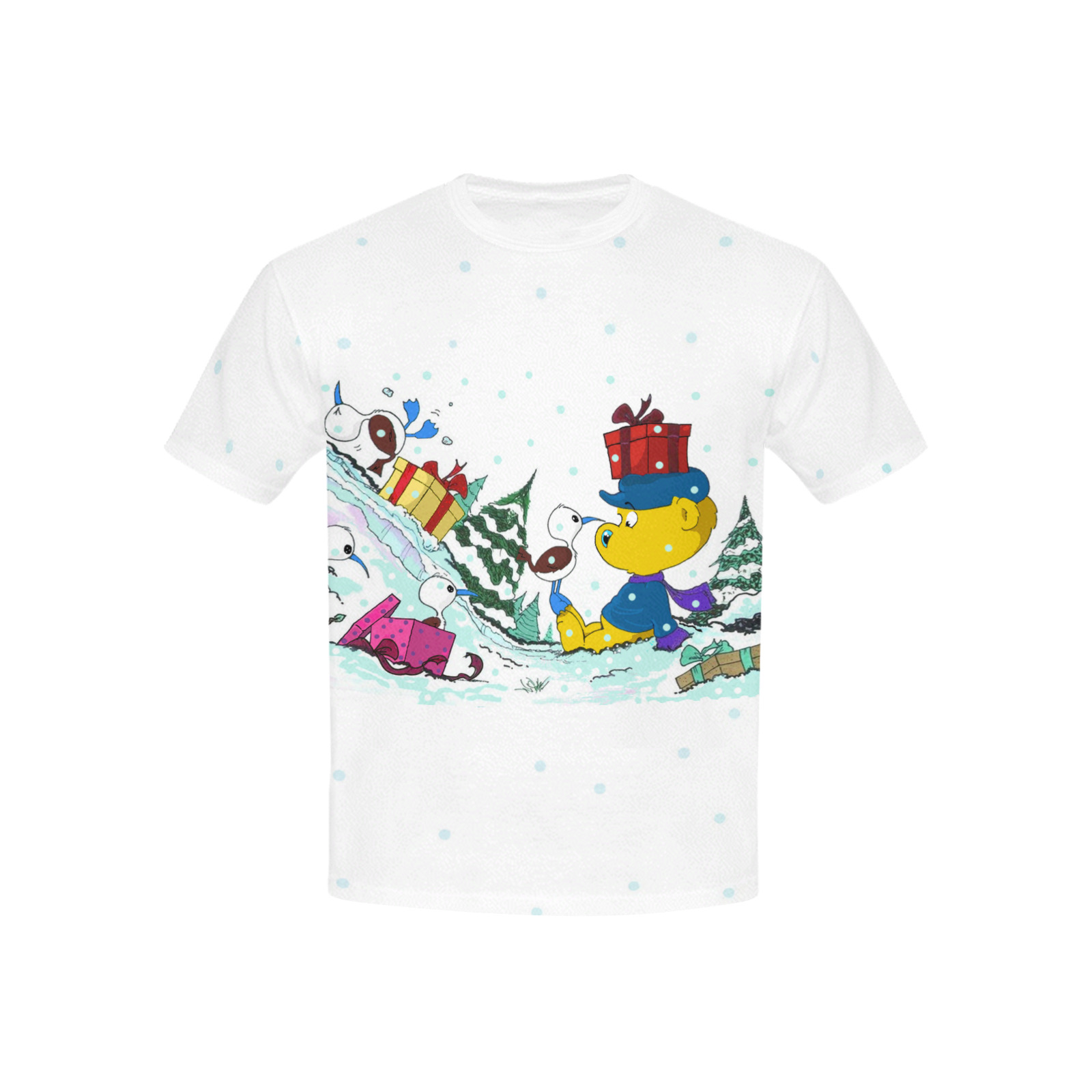 Ferald and The Boobies Kids' All Over Print T-shirt (USA Size) (Model T40)