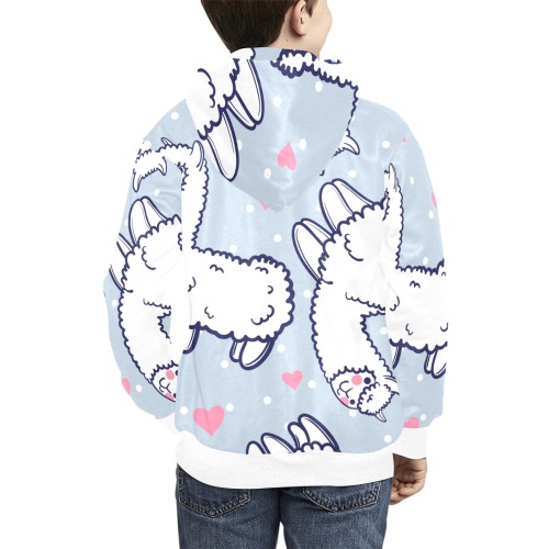 Cute Alpaca kids hoodie Kids' All Over Print Hoodie (Model H38)