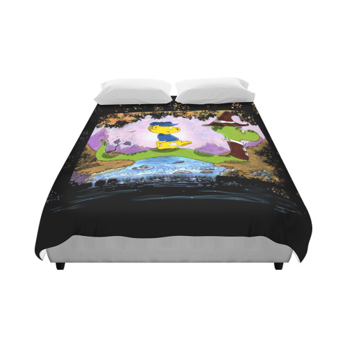 Ferald and Mr. Wiggly Duvet Cover 86"x70" ( All-over-print)