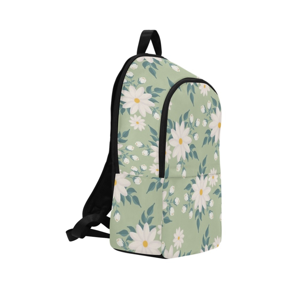 Flowers Fabric Backpack for Adult (Model 1659)