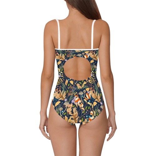 Wild fall autumnal 22-01 Strap Swimsuit ( Model S05)