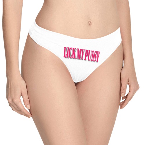 Adult Fun Women's All Over Print Thongs (Model L30)