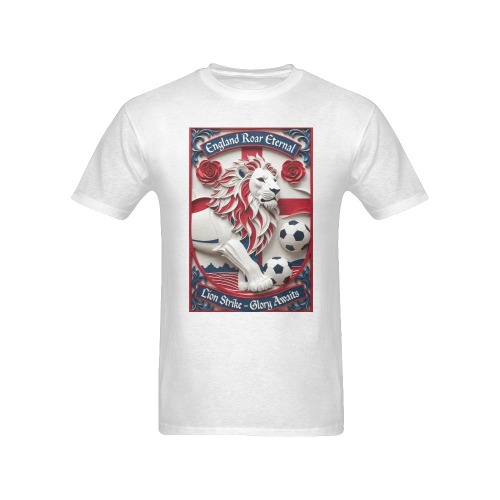 England Lion Strike T-Shirt, Football Pride Gift