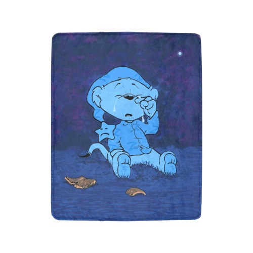 Ferald Feeling Blue Ultra-Soft Micro Fleece Blanket 40"x50"