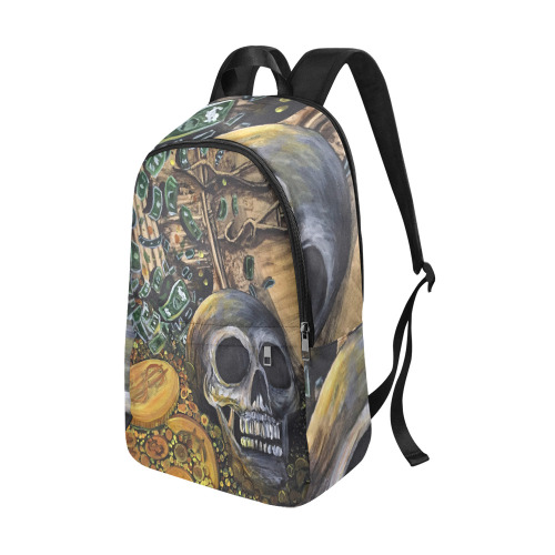 Time Is Money Fabric Backpack for Adult (Model 1659)