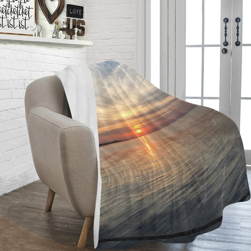 Early Sunset Collection Ultra-Soft Micro Fleece Blanket 60"x80"