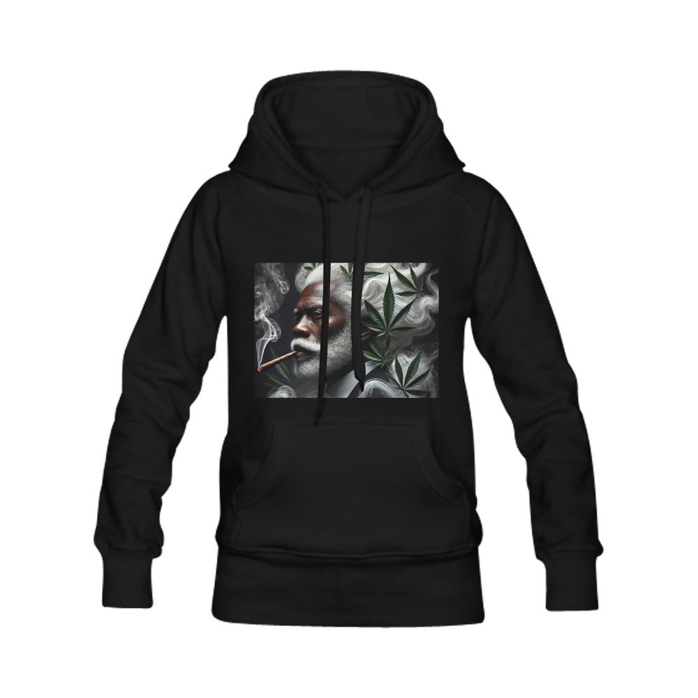 Smoke Father Hoodie Women's Classic Hoodies (Model H07)