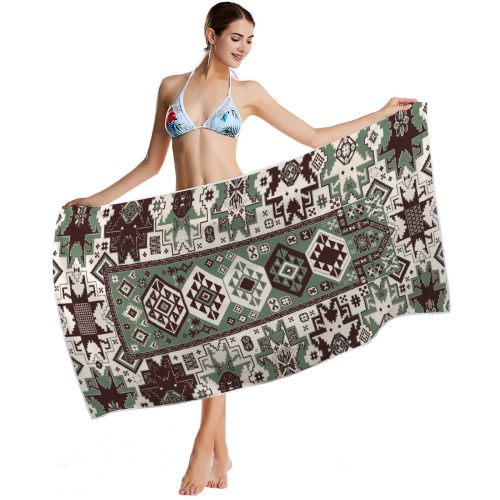 Armenian Folk Quick-Dry Beach Towel 30"x61"