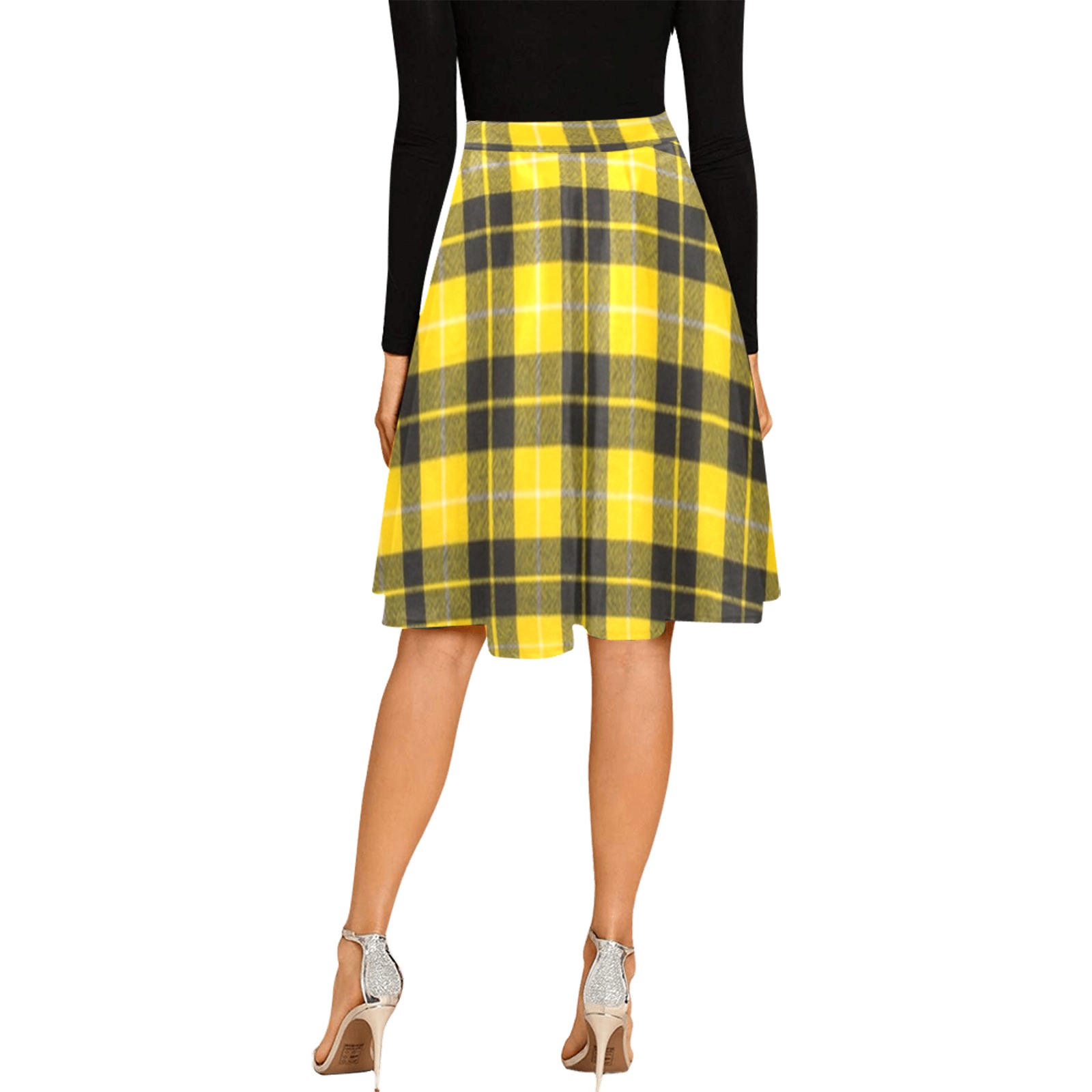 Barclay Dress Modern Melete Pleated Midi Skirt (Model D15)
