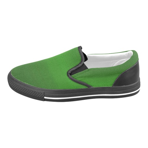 gre gre black Men's Slip-on Canvas Shoes (Model 019)