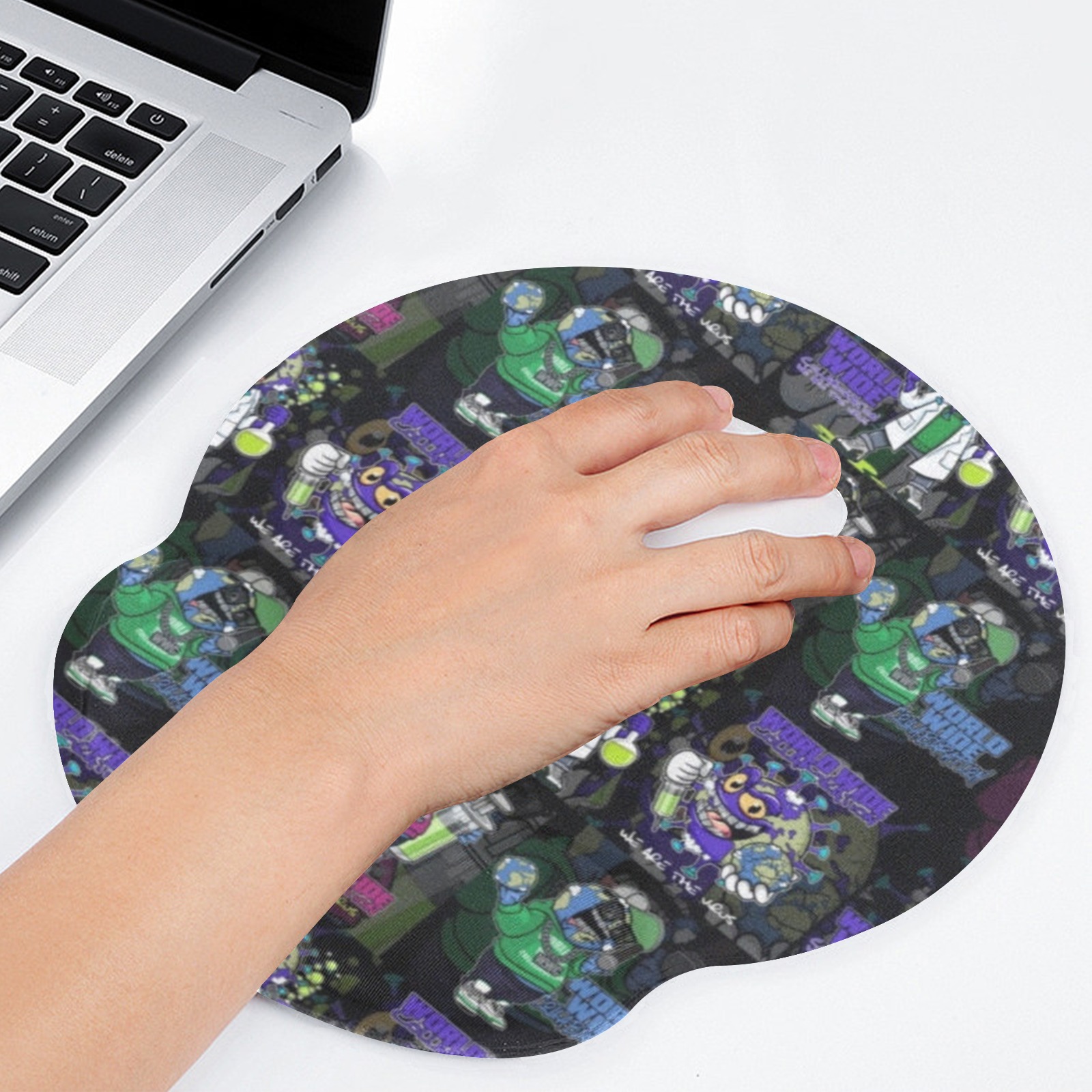 wwcfam Mouse Pad with Wrist Rest Support