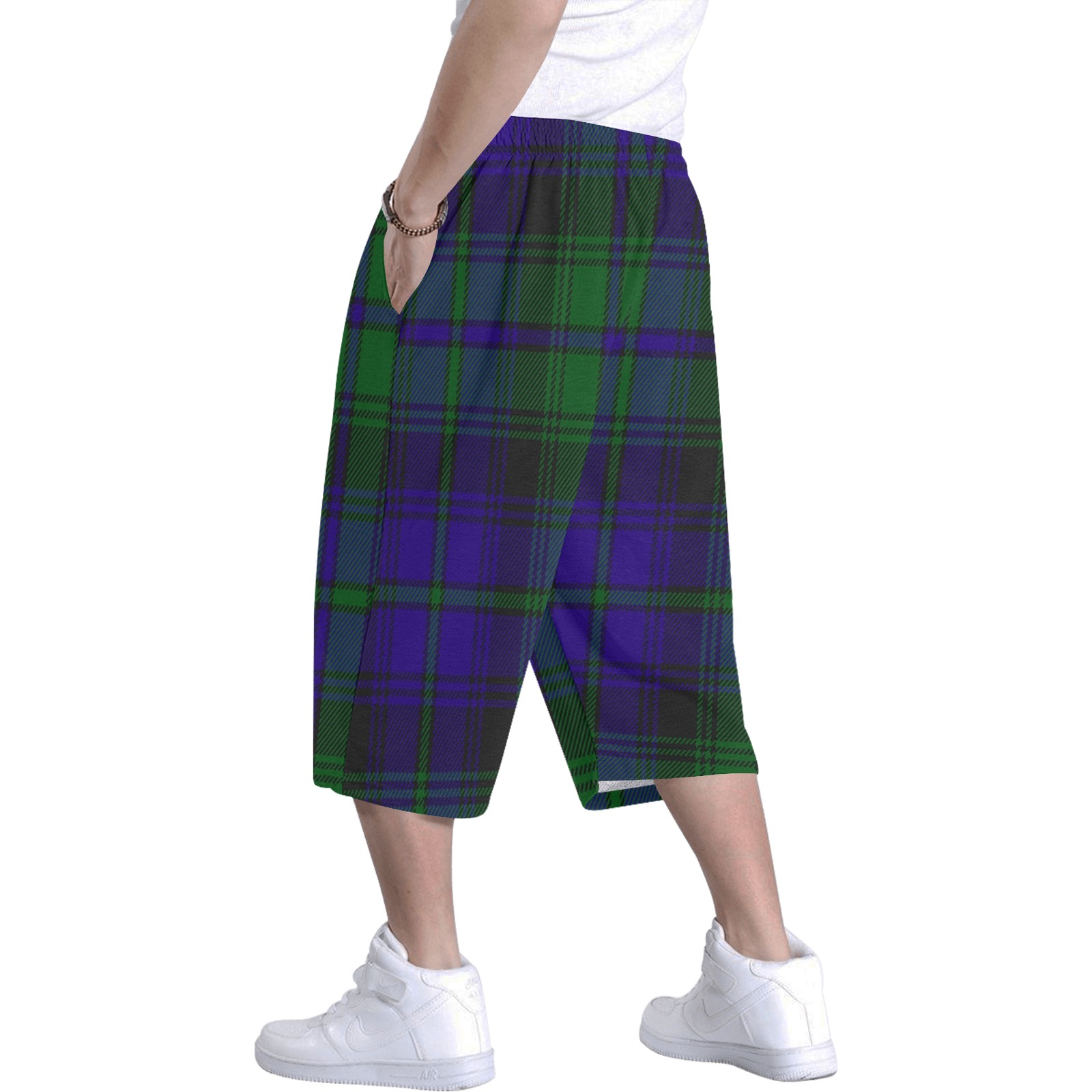5TH. ROYAL SCOTS OF CANADA TARTAN Men's All Over Print Baggy Shorts (Model L37)