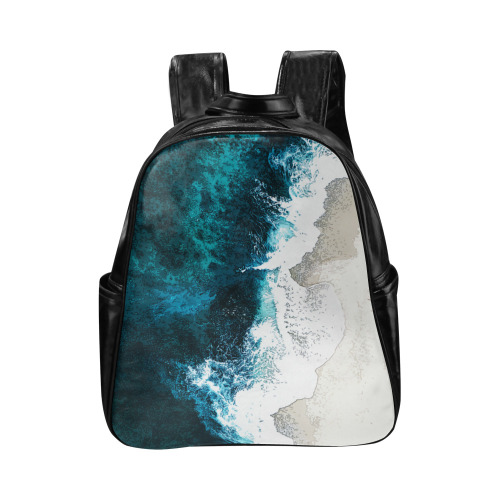 Ocean And Beach Multi-Pockets Backpack (Model 1636)