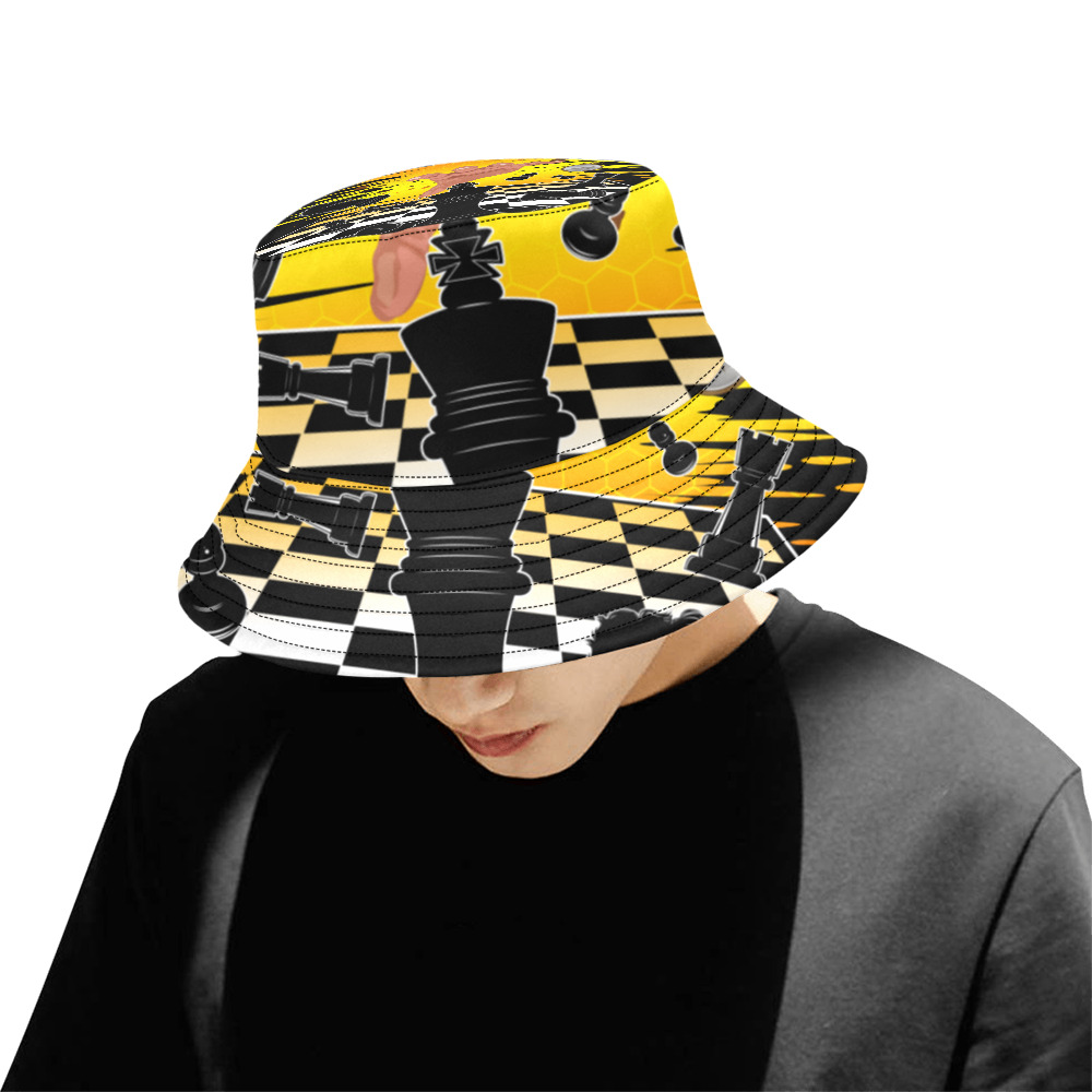 Chess Master All Over Print Bucket Hat for Men