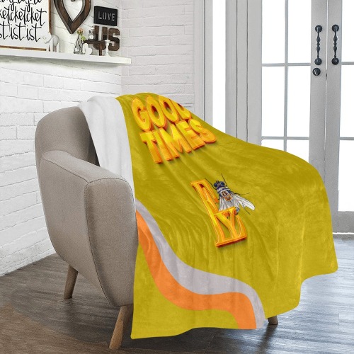 Good Times Collectable Fly Ultra-Soft Micro Fleece Blanket 50"x60"