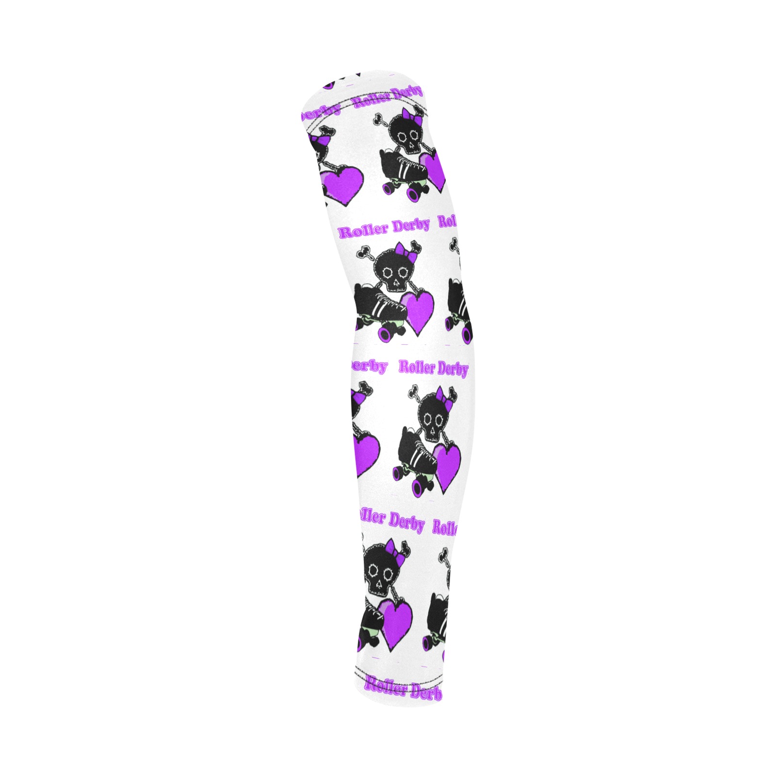 Roller Derby Heart (Purple) Arm Sleeves (Set of Two)