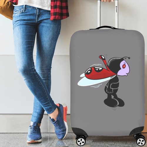 Mizz Ladybug Luggage Cover/Large 26"-28"