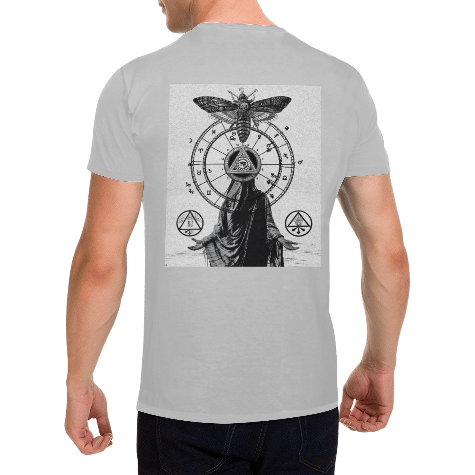 the third eye Men's T-Shirt in USA Size (Two Sides Printing)