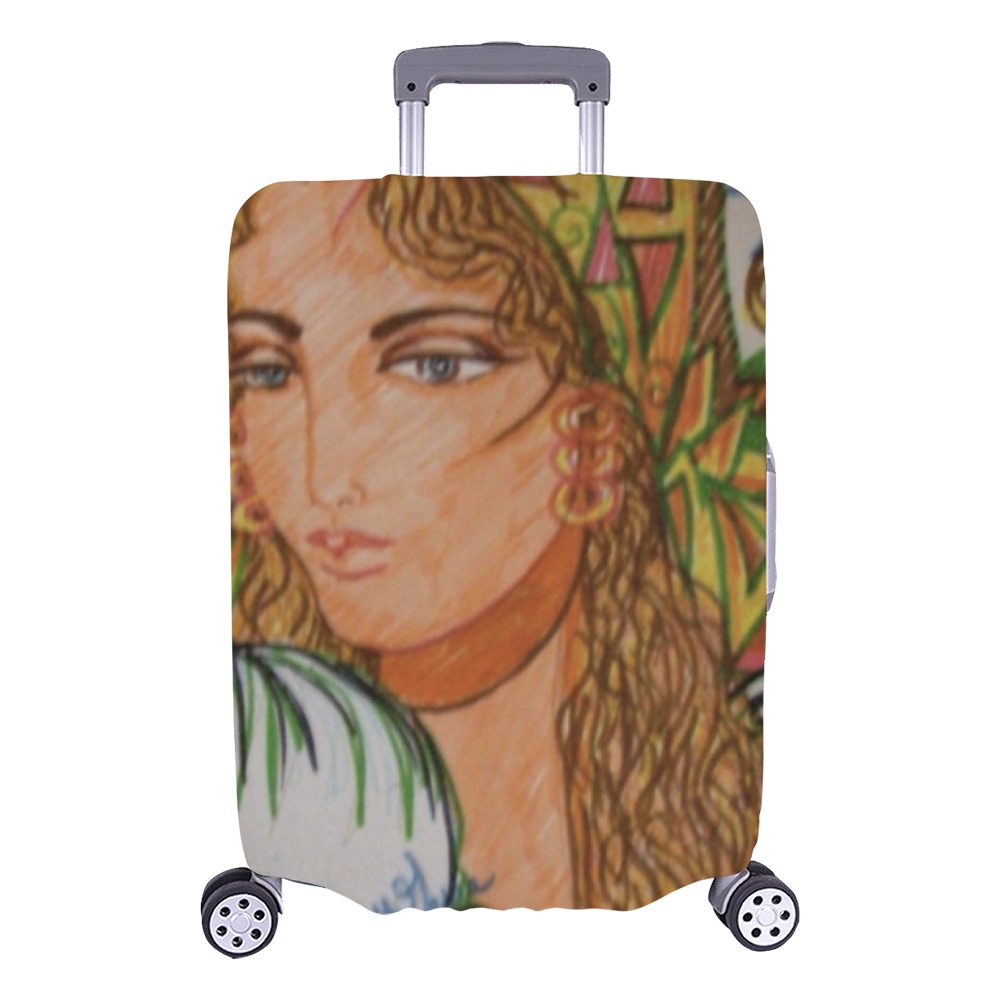 Face Luggage Cover/Large 26"-28"