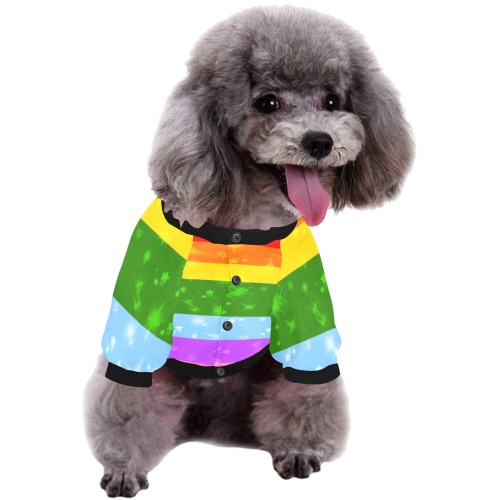 Proud by Nico Bielow Pet Dog Round Neck Shirt